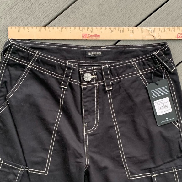 NWT True Religion Military Cargo Pants Women’s 28 - Picture 9 of 12